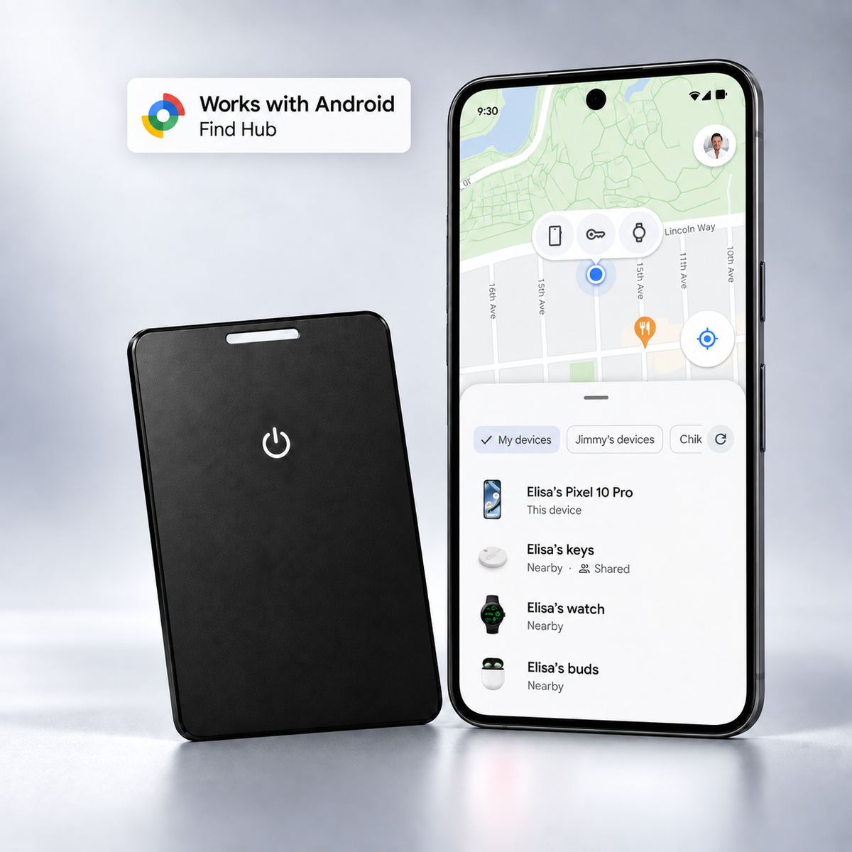 Slim Smart Tracker Card